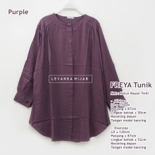 Freya-004 Atasan Tunik Katun Rayon Twill